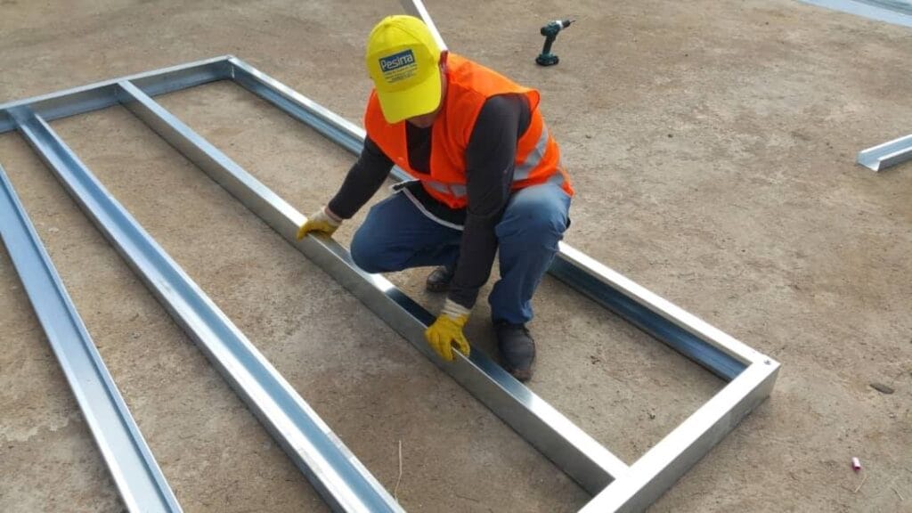 Çelik Konstrüksiyon 4 Pesina Çelik Ev Montajı